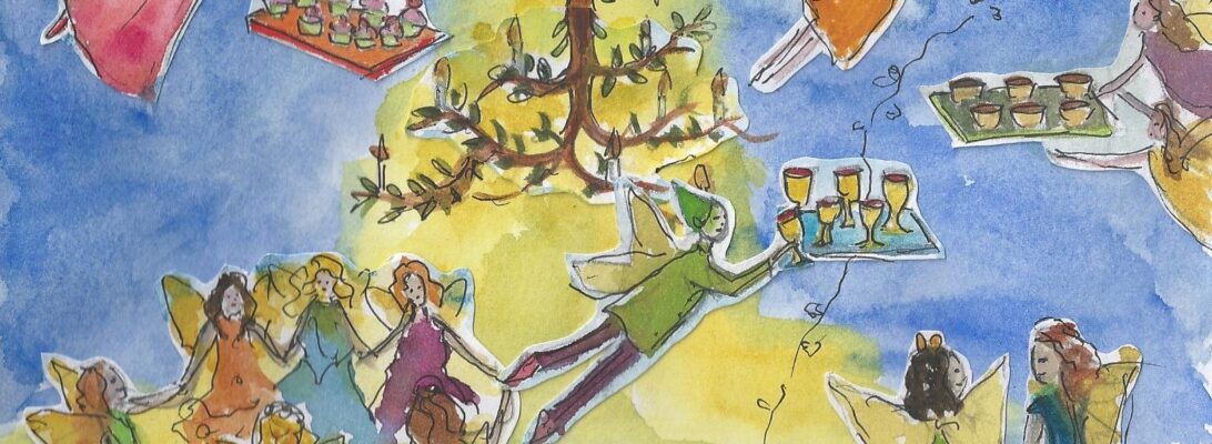 The fairies had a lovely ball