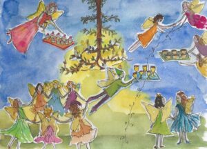 The fairies had a lovely ball